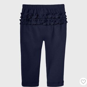 Carter's Navy Blue Infant Pants with Ruffle Detail